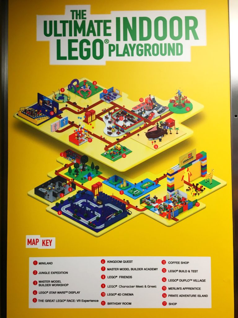 Legoland Chicago map