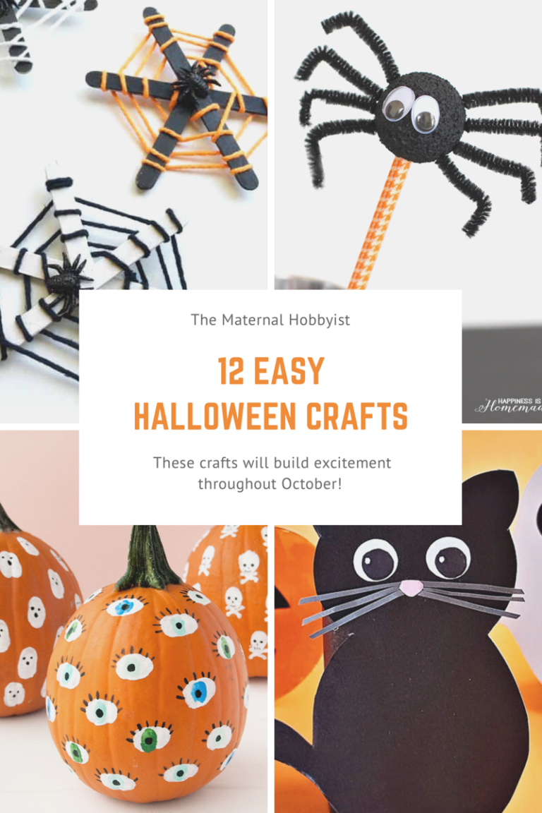 12 EASY HALLOWEEN CRAFTS FOR KIDS